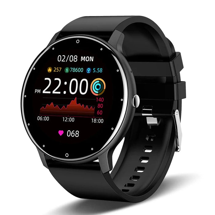 Montre Intelligente LIGE 2026 – Écran Tactile 1,28 Pouces, Moniteur de Fréquence Cardiaque, Étanchéité IP67, Compatible Android et iOS 9