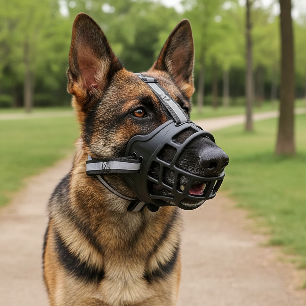 Muselière Chien Anti-Morsure – Muselière Réglable en Nylon Respirante-animaux-S-Oslo France