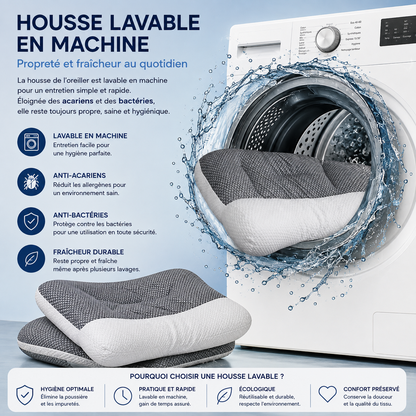 Oreiller cervical ergonomique, coussin de soutien pour la tête et le cou-accessoires-Oslo France-Oslo France