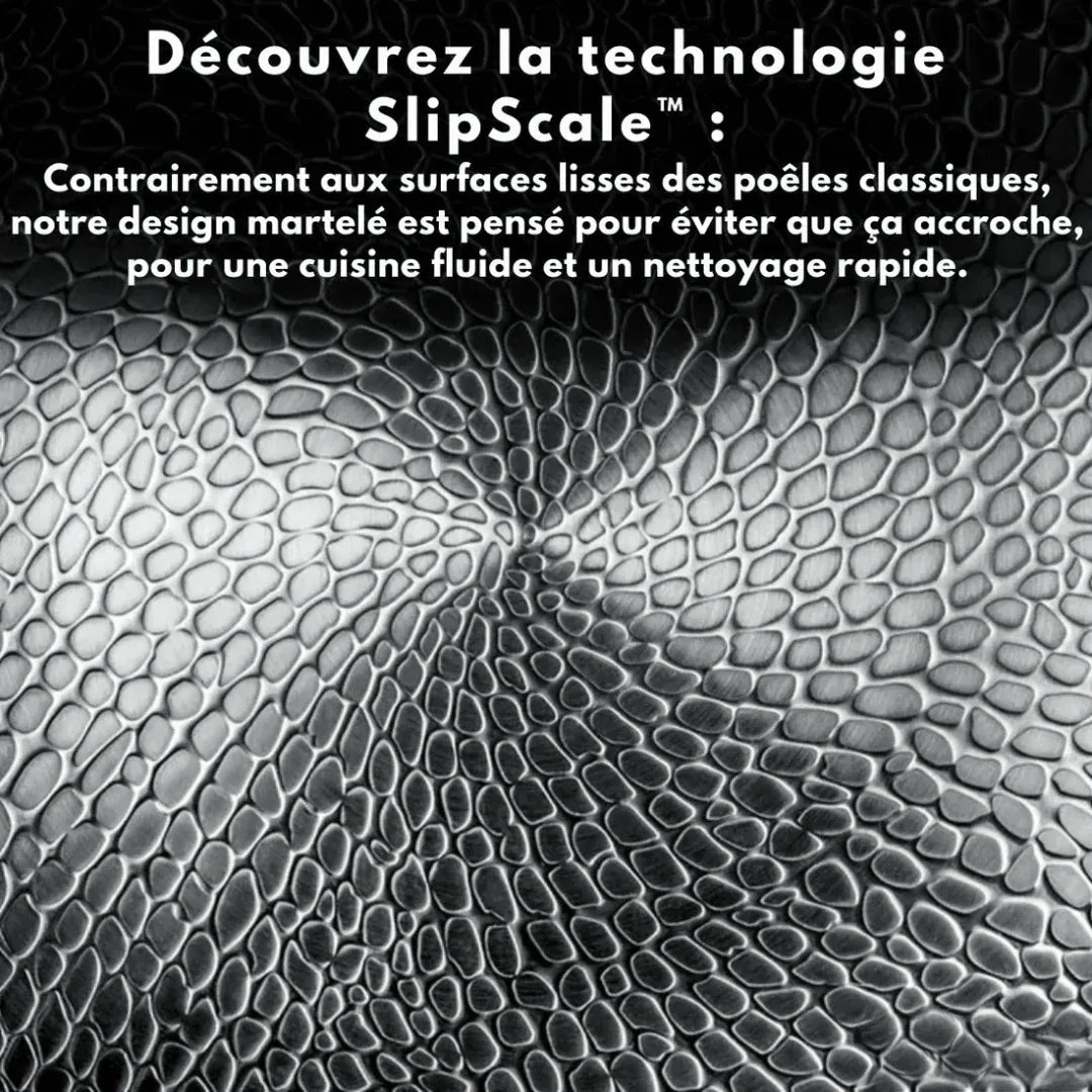 Poêle de cuisine en titane finition martelée – manche ergonomique pour cuisson quotidienne-cuisine-Oslo France