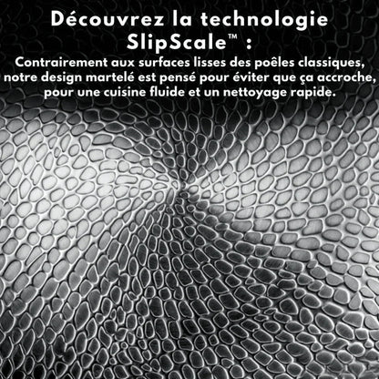 Poêle de cuisine en titane finition martelée – manche ergonomique pour cuisson quotidienne-cuisine-Oslo France