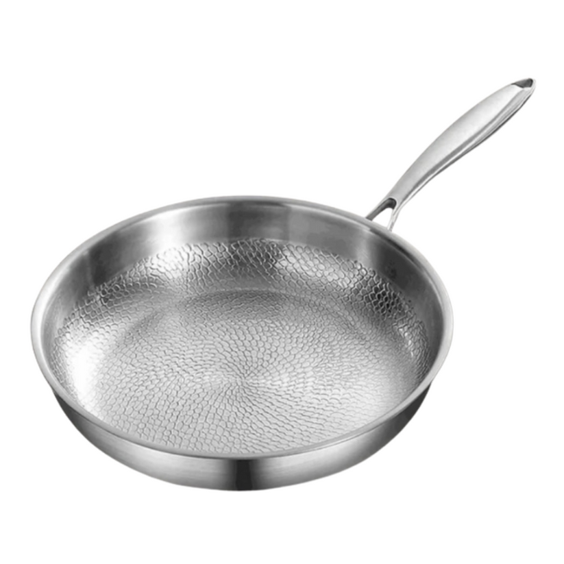 Poêle de cuisine en titane finition martelée – manche ergonomique pour cuisson quotidienne-cuisine-Oslo France