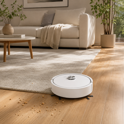 Robot Aspirateur – Aspiration Puissante, Haute Performance-accessoires-Blanc-Oslo France