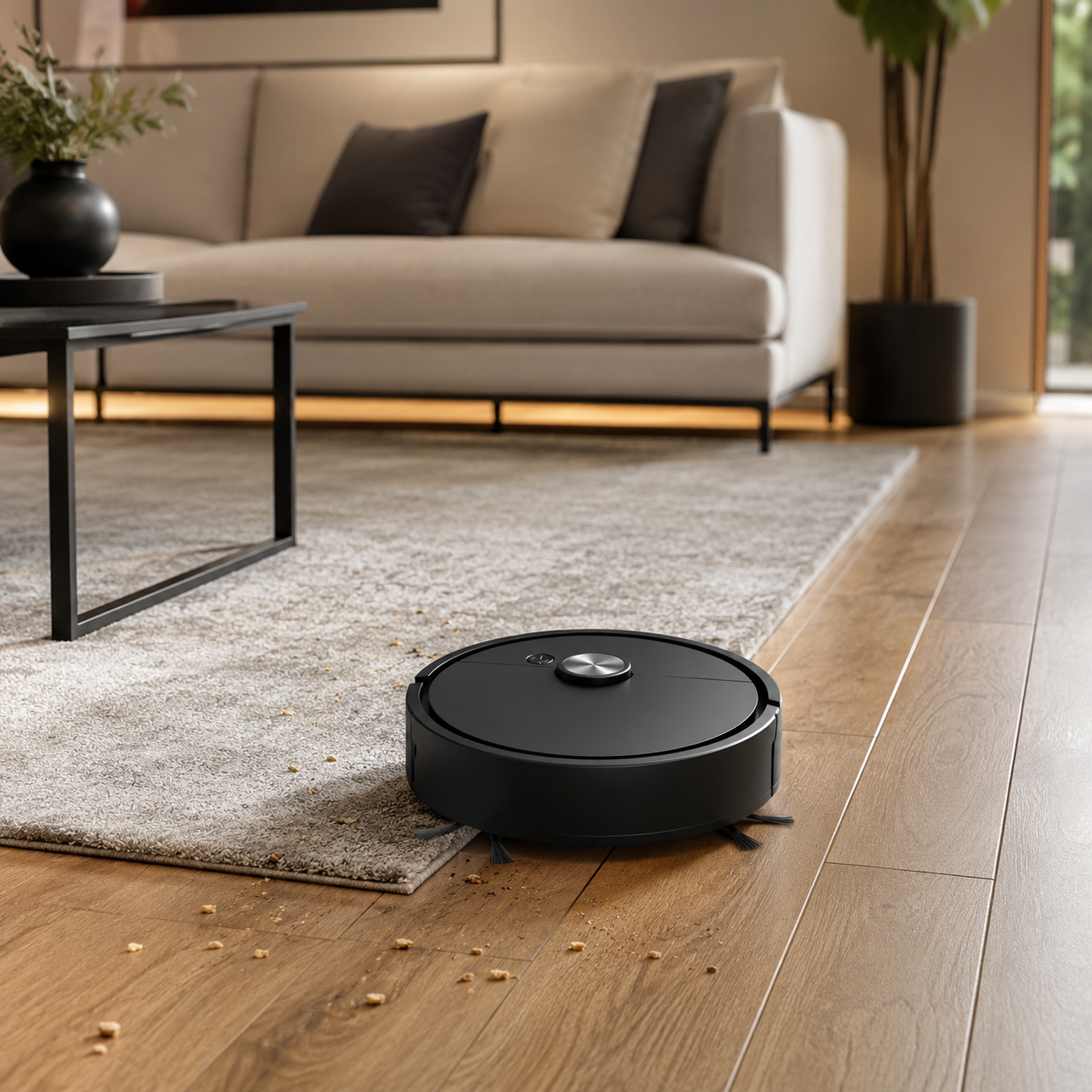 Robot Aspirateur – Aspiration Puissante, Haute Performance-accessoires-Noir-Oslo France