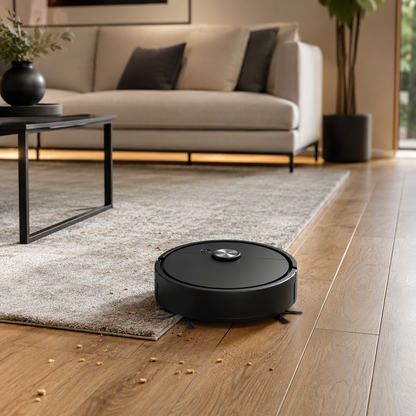 Robot Aspirateur – Aspiration Puissante, Haute Performance-accessoires-Noir-Oslo France