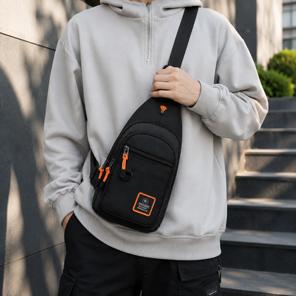 Sac Banane Homme – Sac à Bandioulière Multifonction Compact-accessoires-Noir-Oslo France