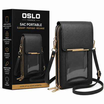 Sac Bandoulière Femme – Portefeuille avec Bandoulière, Multi-Poches-vêtement-Oslo France