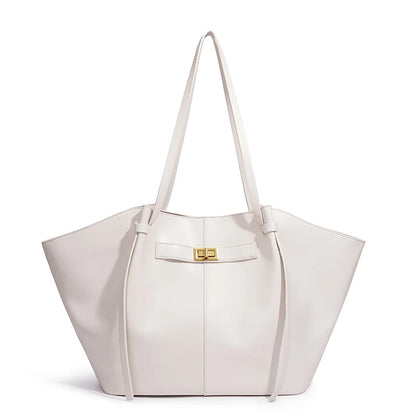 Sac Cabas Femme – Grand Sac à Main Spacieux, Fourre-Tout-vêtement-Blanc-Oslo France