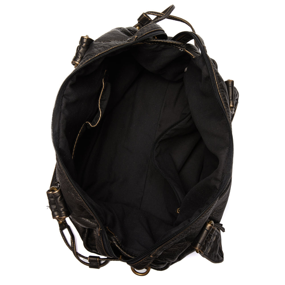Sac à Main Femme en Cuir – Sac Bandoulière Cabas Vintage avec Poches-vêtement-Oslo France