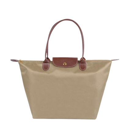Sac cabas femme avec anses marron, grand sac à main élégant et pratique pour le quotidien-vêtement-Kaki-Oslo France