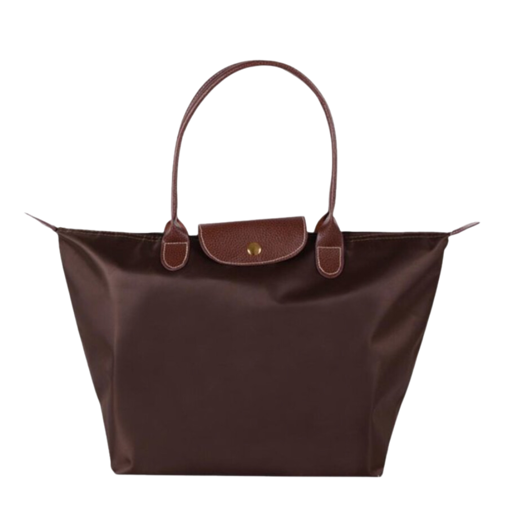 Sac cabas femme avec anses marron, grand sac à main élégant et pratique pour le quotidien-vêtement-Café-Oslo France