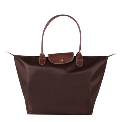 Sac cabas femme avec anses marron, grand sac à main élégant et pratique pour le quotidien-vêtement-Café-Oslo France
