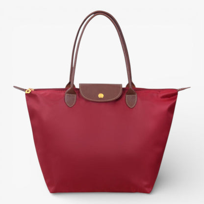 Sac cabas femme avec anses marron, grand sac à main élégant et pratique pour le quotidien-vêtement-Rouge-Oslo France