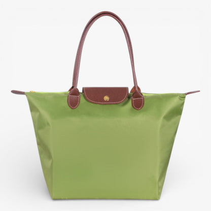 Sac cabas femme avec anses marron, grand sac à main élégant et pratique pour le quotidien-vêtement-Vert-Oslo France