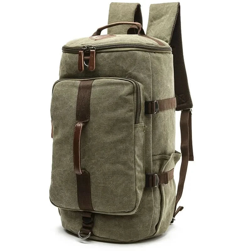 Sac de Voyage Homme | Sac à Dos Voyage en Toile Durable avec Grand Volume | Polyvalent pour Activités Quotidiennes et Voyages 10