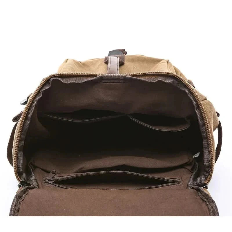 Sac de Voyage Homme | Sac à Dos Voyage en Toile Durable avec Grand Volume | Polyvalent pour Activités Quotidiennes et Voyages 2