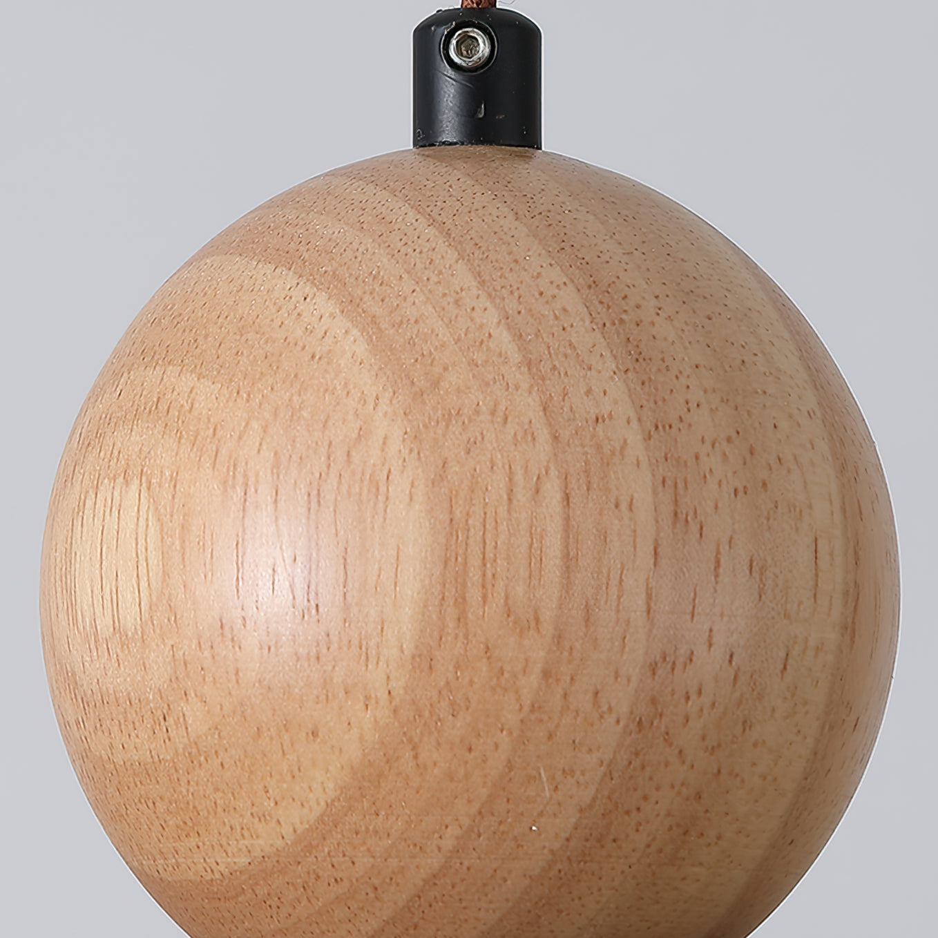 Suspension Luminaire en Bois et Pierre – Lampe Suspendue Design Naturel pour Salon, Salle à Manger et Cuisine