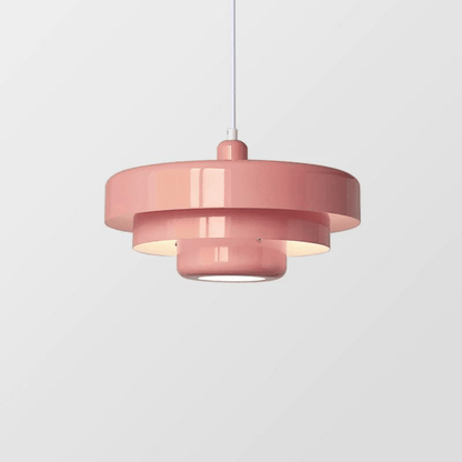Suspension Design Vintage Noire et Verte – Luminaire Suspendu Étagé pour Salon, Cuisine, Salle à Manger – Lustre Moderne Rétro-lumière-Rose-Blanc froid-Oslo France