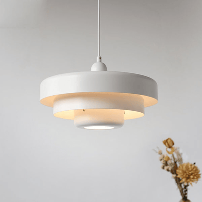 Suspension Design Vintage Noire et Verte – Luminaire Suspendu Étagé pour Salon, Cuisine, Salle à Manger – Lustre Moderne Rétro-lumière-Blanc-Blanc froid-Oslo France