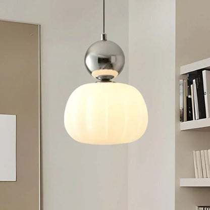 Suspension LED Design 3 Lumières – Lustre Moderne pour Îlot de Cuisine, Salle à Manger, Salon et Chambre | Luminaire Suspendu Contemporain-lumière-Silver-Une tête-Oslo France