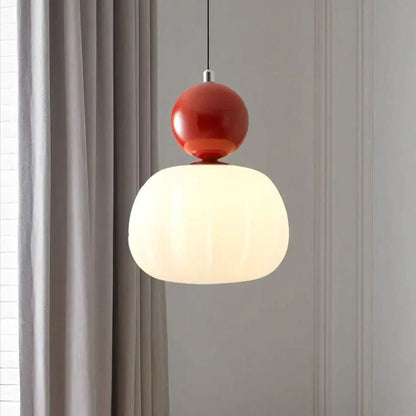 Suspension LED Design 3 Lumières – Lustre Moderne pour Îlot de Cuisine, Salle à Manger, Salon et Chambre | Luminaire Suspendu Contemporain-lumière-Rouge-Une tête-Oslo France