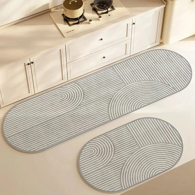 Tapis de Bain Antidérapant en Diatomite | Super Absorbant pour Confort Optimal 2