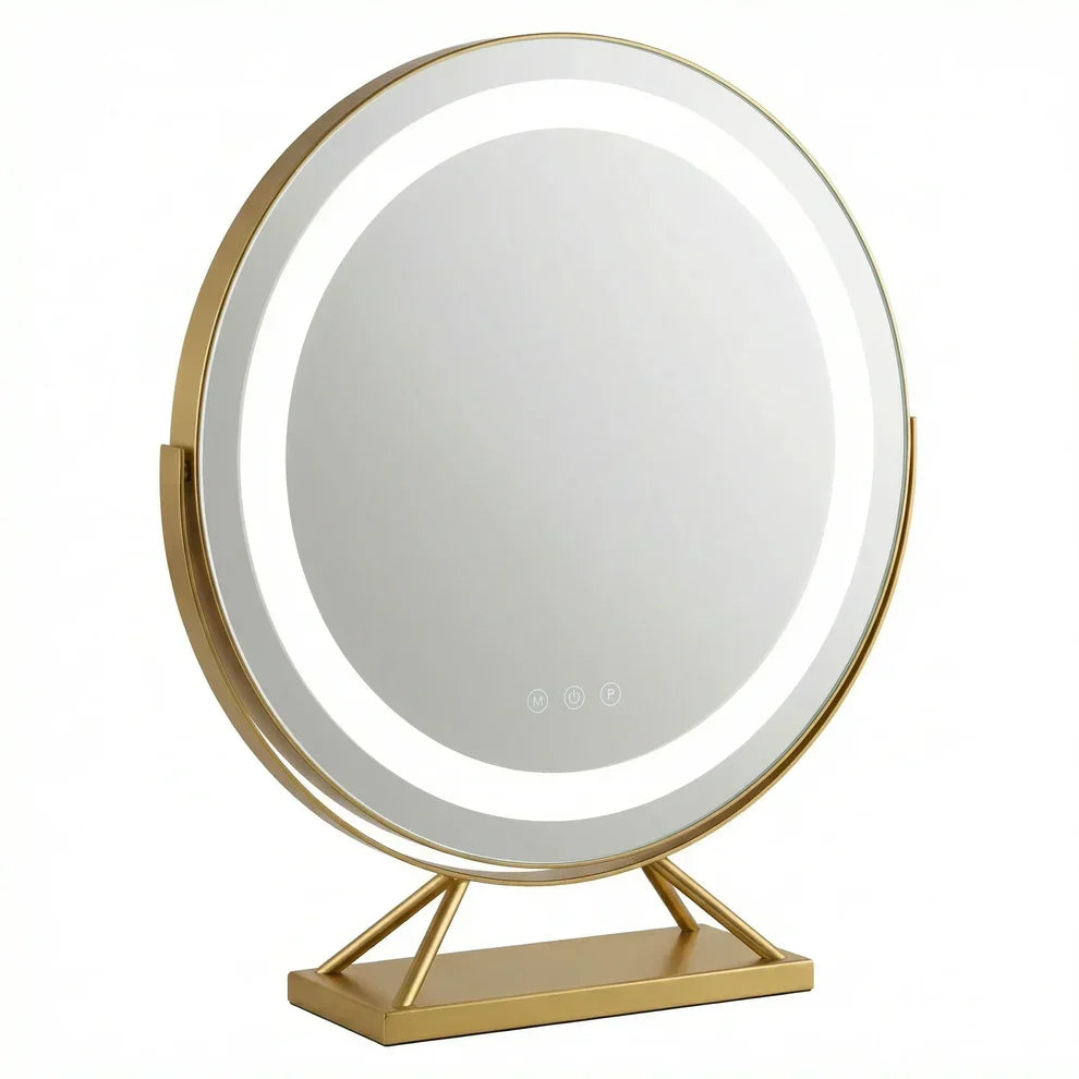 Miroir de Maquillage Lumineux LED –  Éclairage Intégré et Commandes Tactiles