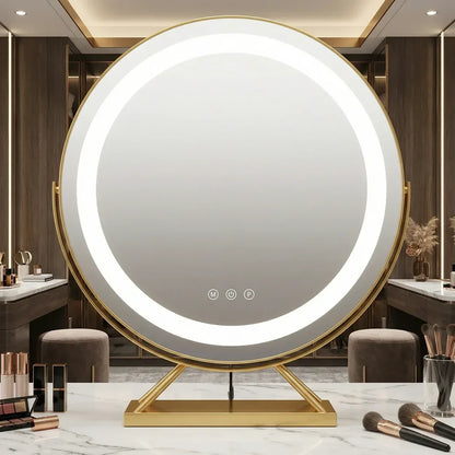 Miroir de Maquillage Lumineux LED –  Éclairage Intégré et Commandes Tactiles