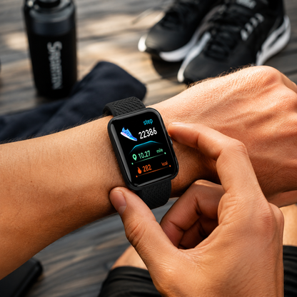 Montre Connectée Bleutooth Sport  – Suivi d’Activité, Sommeil
