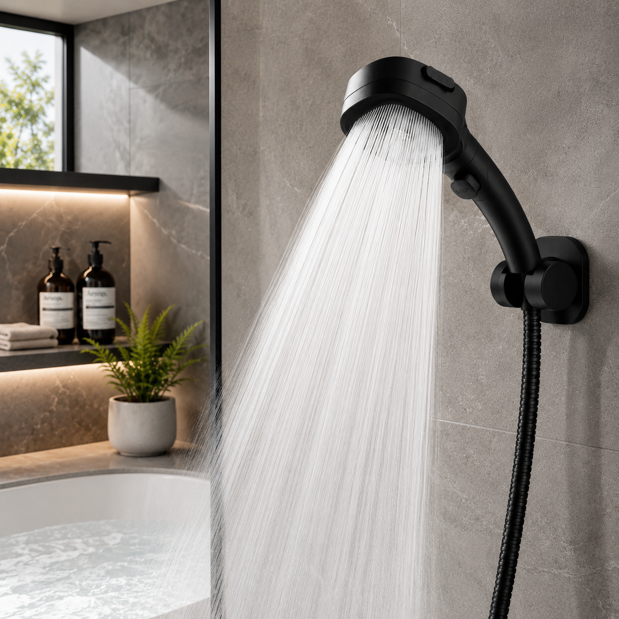 Pommeau de Douche Haute Pression – Économiseur d’Eau