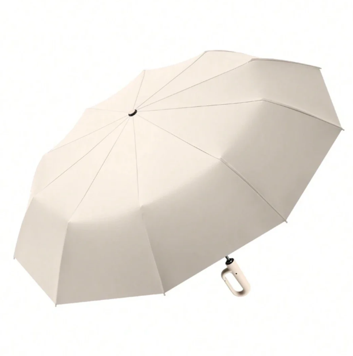 Parapluie Compact Pliable – Léger et Portable avec Poignée Anneau