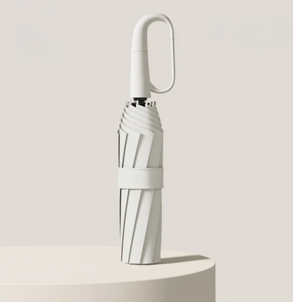 Parapluie Compact Pliable – Léger et Portable avec Poignée Anneau
