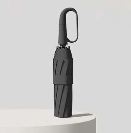 Parapluie Compact Pliable – Léger et Portable avec Poignée Anneau